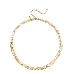 Arrowstack Chevron Chain Necklace NWT